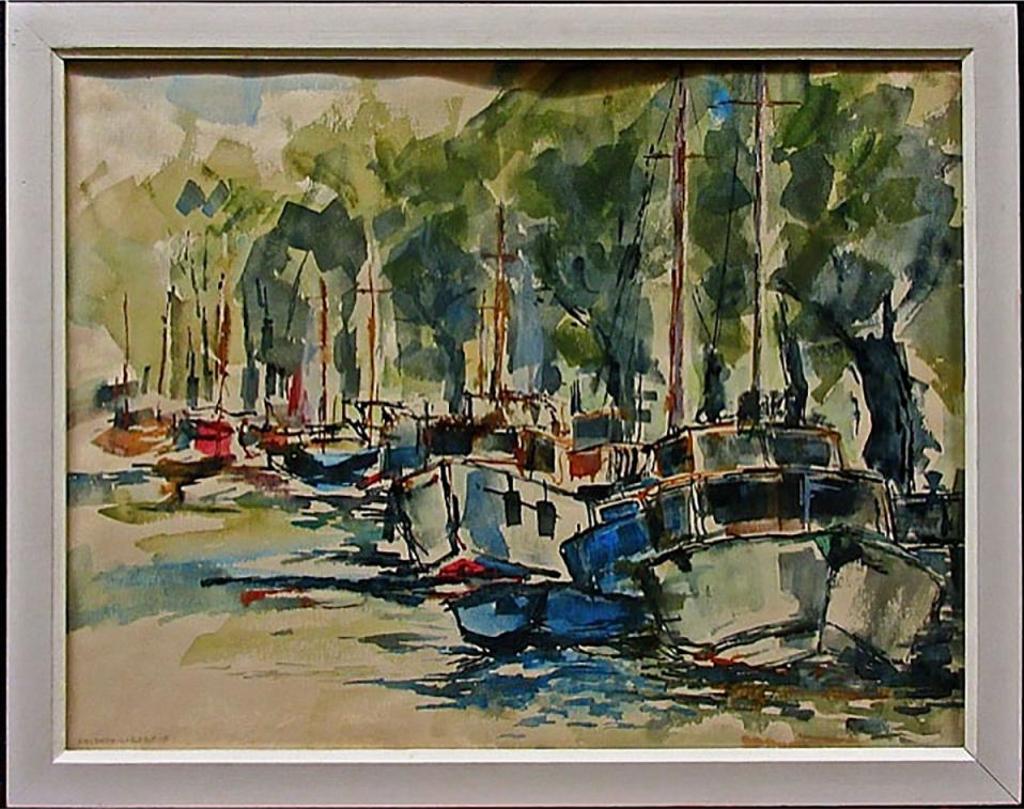Barbara Louise Greene (1917-2008) - Untitled (Boats At Rest)