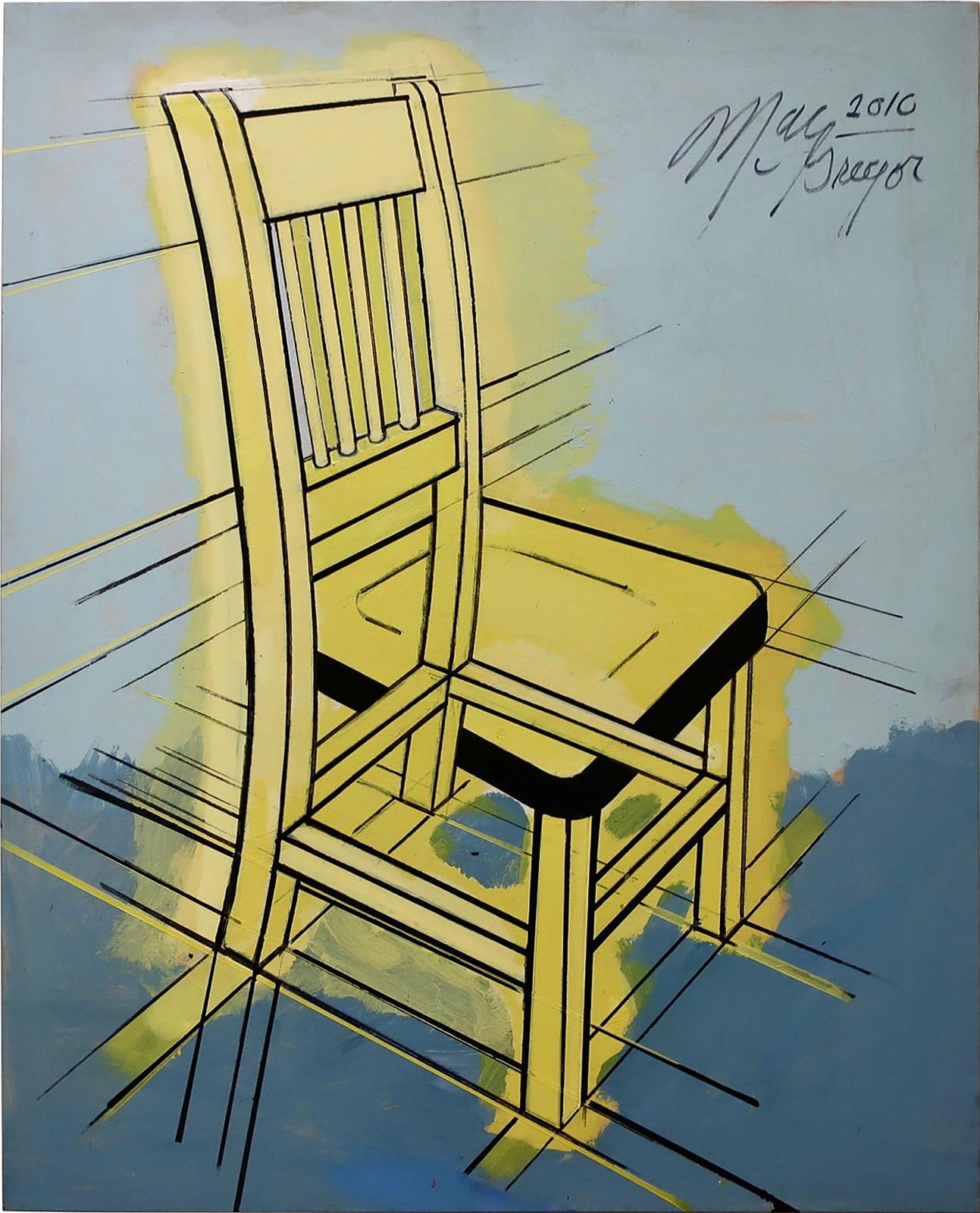 John Macgregor (1944-2019) - Golden Chair