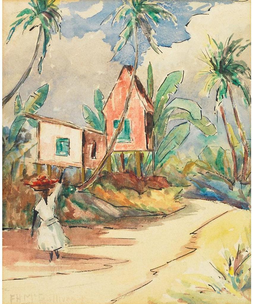 Florence Helena Mcgillivray (1864-1938) - Figure On A Path, Trinidad