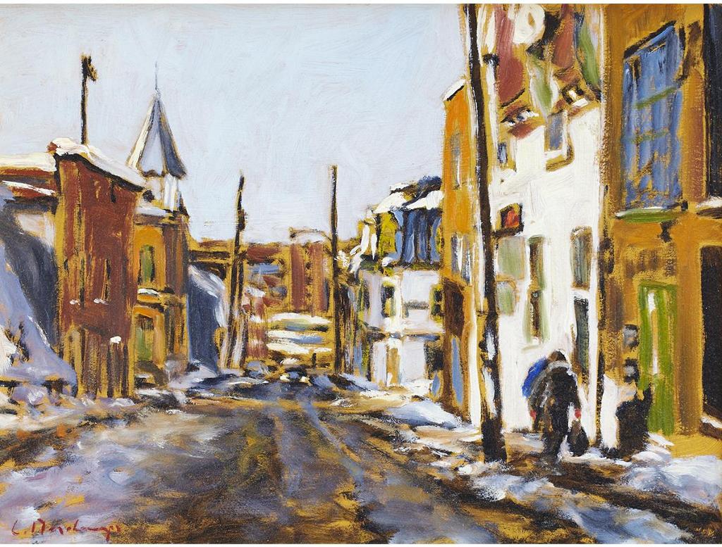 Luc Deschamps (1961-2021) - Vieux-Quebec, Cote Ste-Genevieve, 2005
