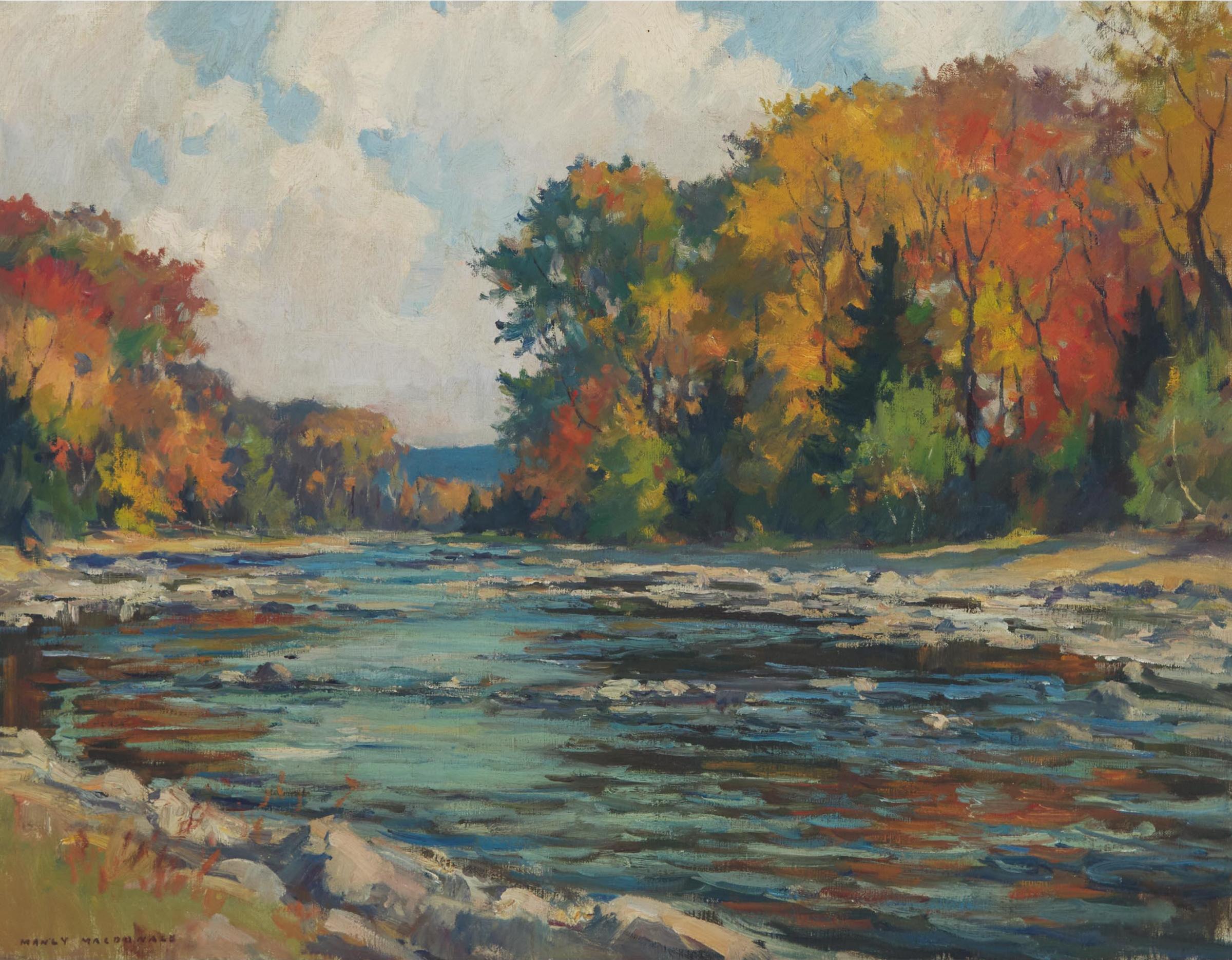 Manly Edward MacDonald (1889-1971) - Autumn On The Moira River