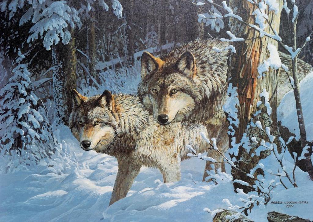 Persis Clayton Weirs (1942-2016) - Untitled - Wolves