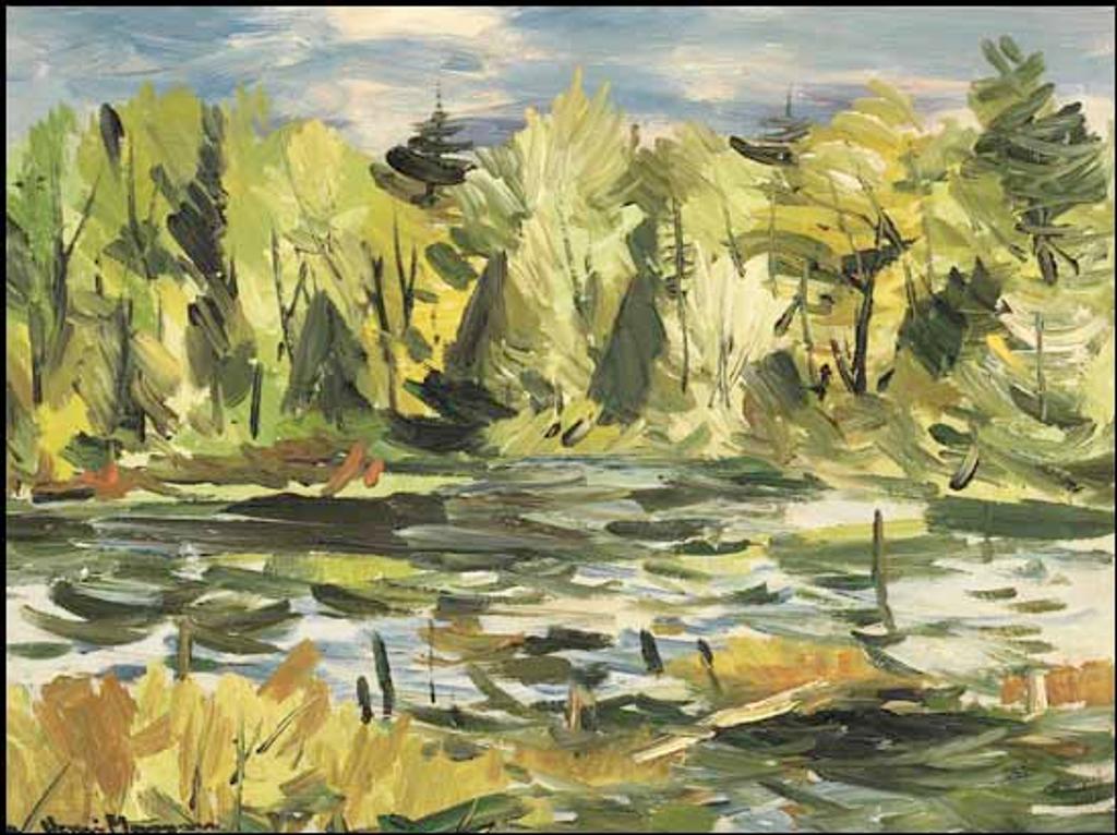 Henri Leopold Masson (1907-1996) - Lake in the Gatineau Hills