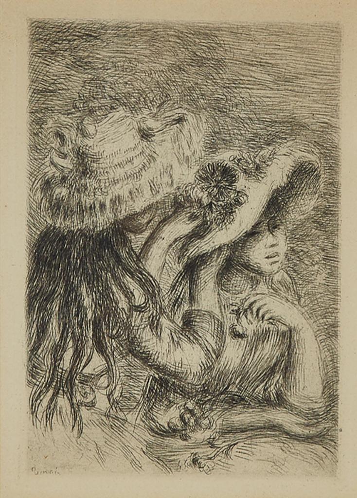 Pierre-Auguste Renoir (1841-1919) - Chapeau Epingle (La Fille De Berthe Morisot Et Sa Cousine), Circa 1894 [delteil, 8]