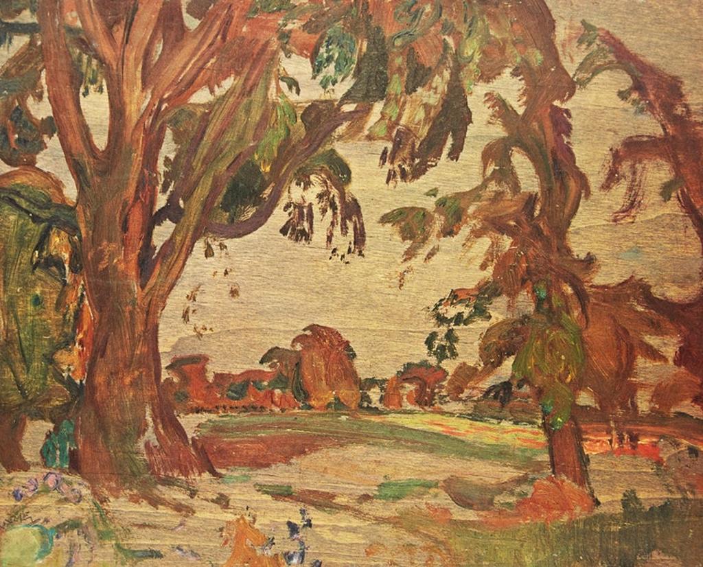 Frederick Horseman Varley (1881-1969) - Doon, Ontario; Tree Pattern, Kootenay Lake, B.C.; Mists over Lyon, B.C.; Mountain Portage; Dead Tree, Garibaldi Park; The Lions, B.C.