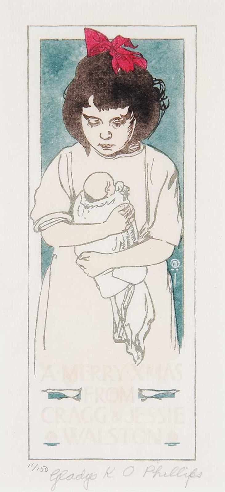 Walter Joseph (W.J.) Phillips (1884-1963) - Margaret with a Doll  #11/150