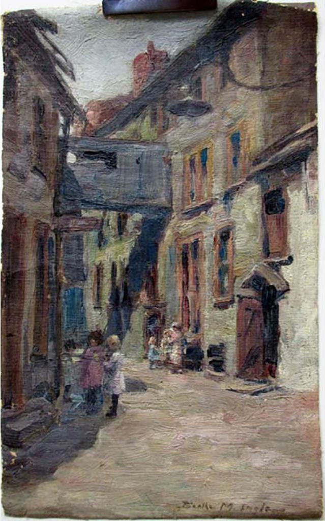 Bertha May Ingle (1878-1962) - Children On A Sunlight Street
