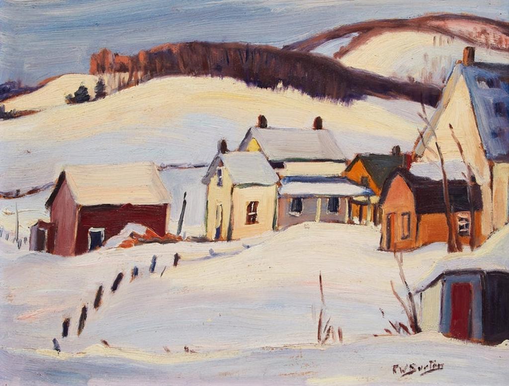 Ralph Wallace Burton (1905-1983) - Quebec Village, Rupert