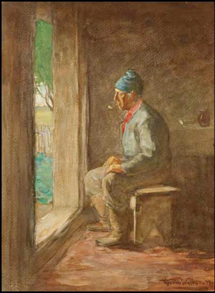 Horatio Walker (1858-1938) - Man with a Pipe