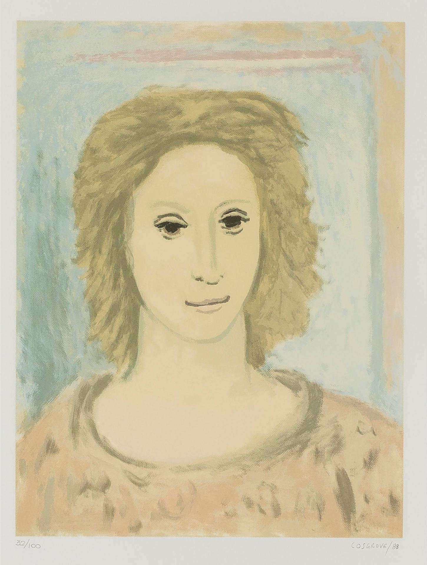 Stanley Morel Cosgrove (1911-2002) - Portrait Of A Girl