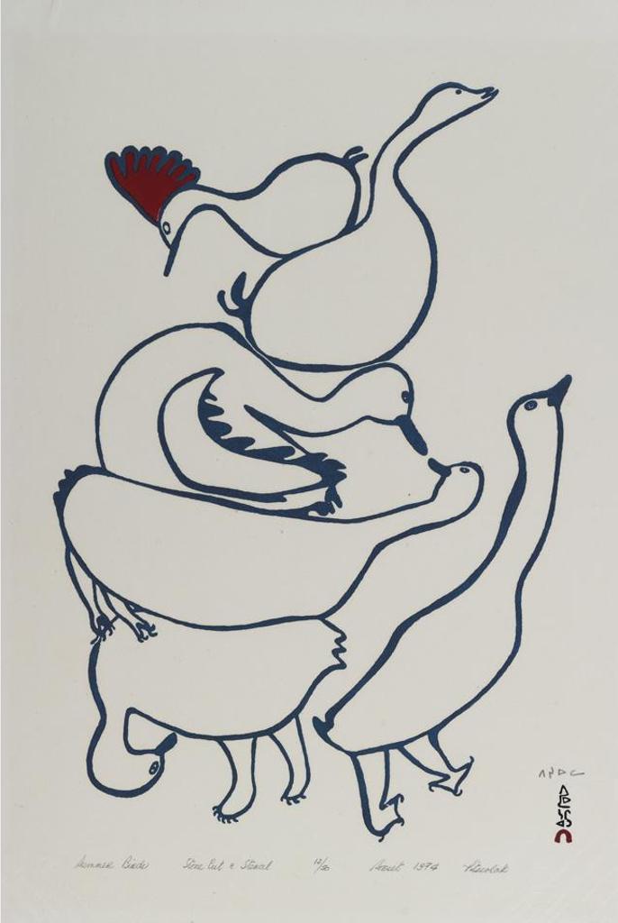Pitseolak Ashoona (1904-1983) - Summer Birds