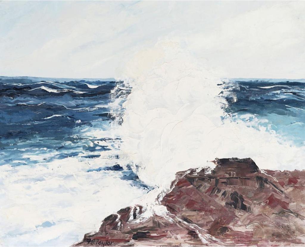 Frederick Bourchier Taylor (1906-1987) - Crashing Waves
