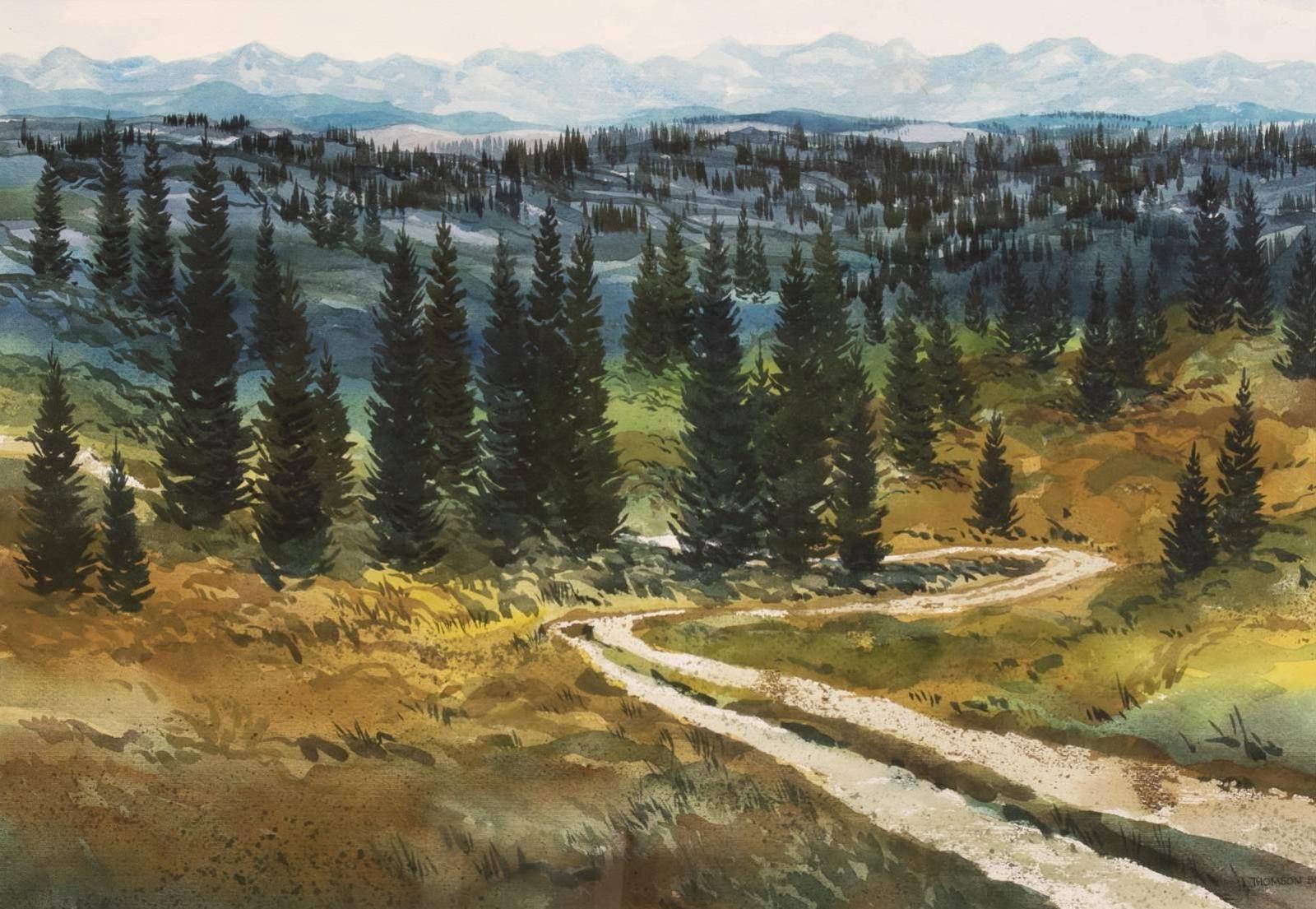 Keith L. Thomson (1934) - Mountain Road #4; 1980