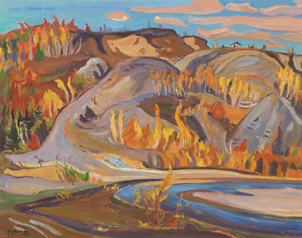 Ralph Wallace Burton (1905-1983) - Bonanza Creek - Yukon, NWT