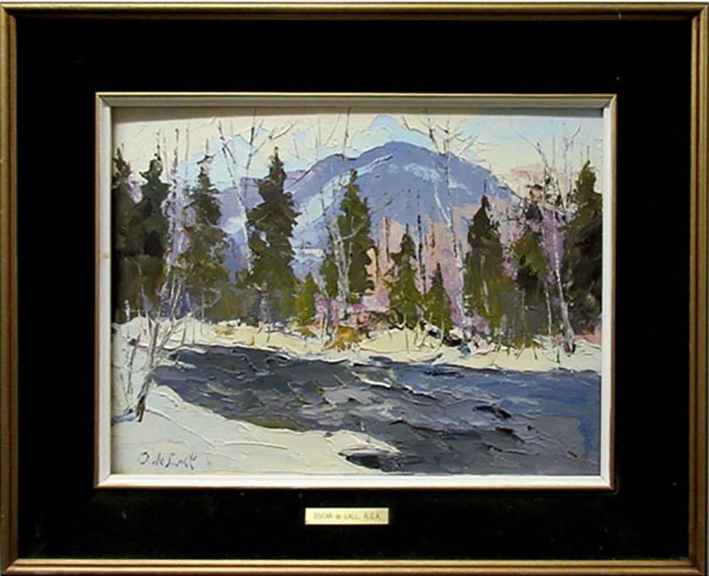 Oscar Daniel de Lall (1903-1971) - Canadian Winter Landscape