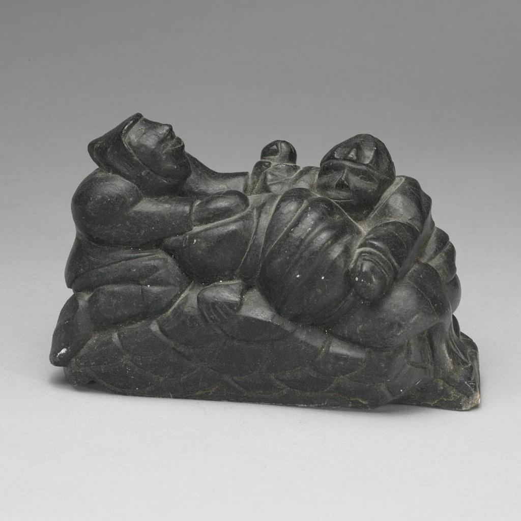 Sakariasie Tayarak (1901-1967) - Two Figures With A Walrus