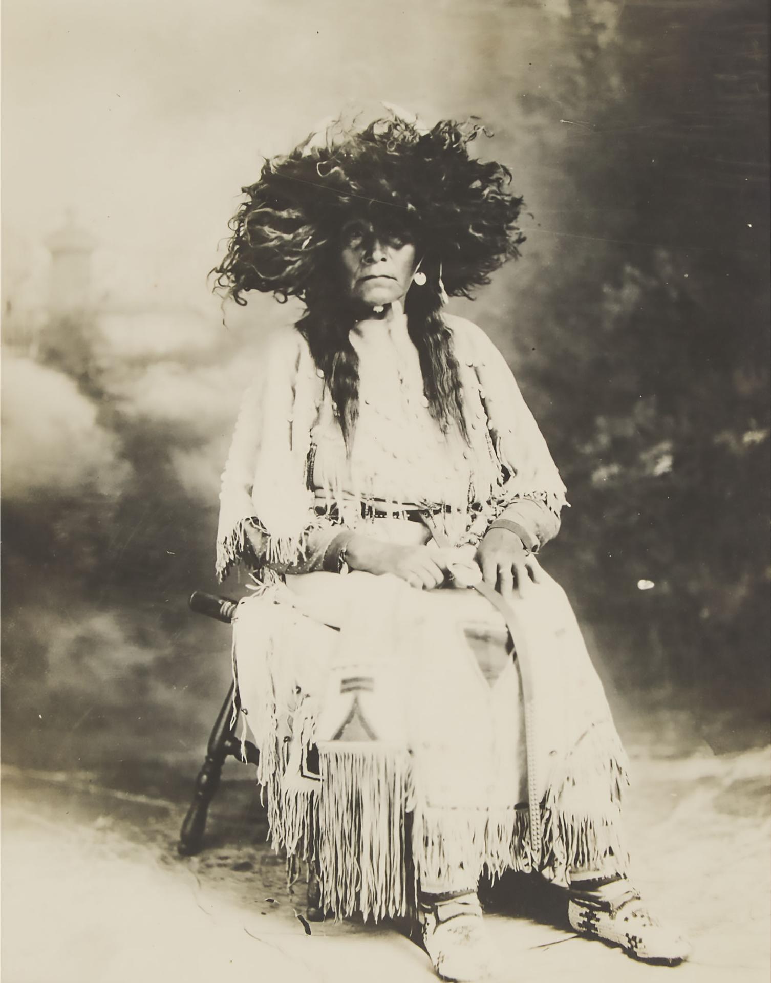 Harry Pollard (1880-1968) - Untitled (Mrs. One-Spot, Kainai [blackfoot]), Ca. 1920