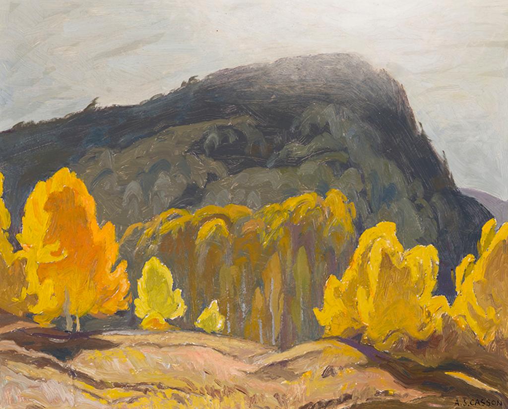 Alfred Joseph (A.J.) Casson (1898-1992) - Autumn Afternoon Near Dam Lake