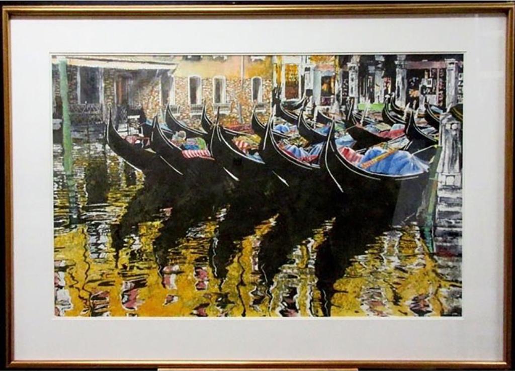 Michael Zarowsky (1946) - Evening Rio Orseolo Basin, St. Marks - Venice