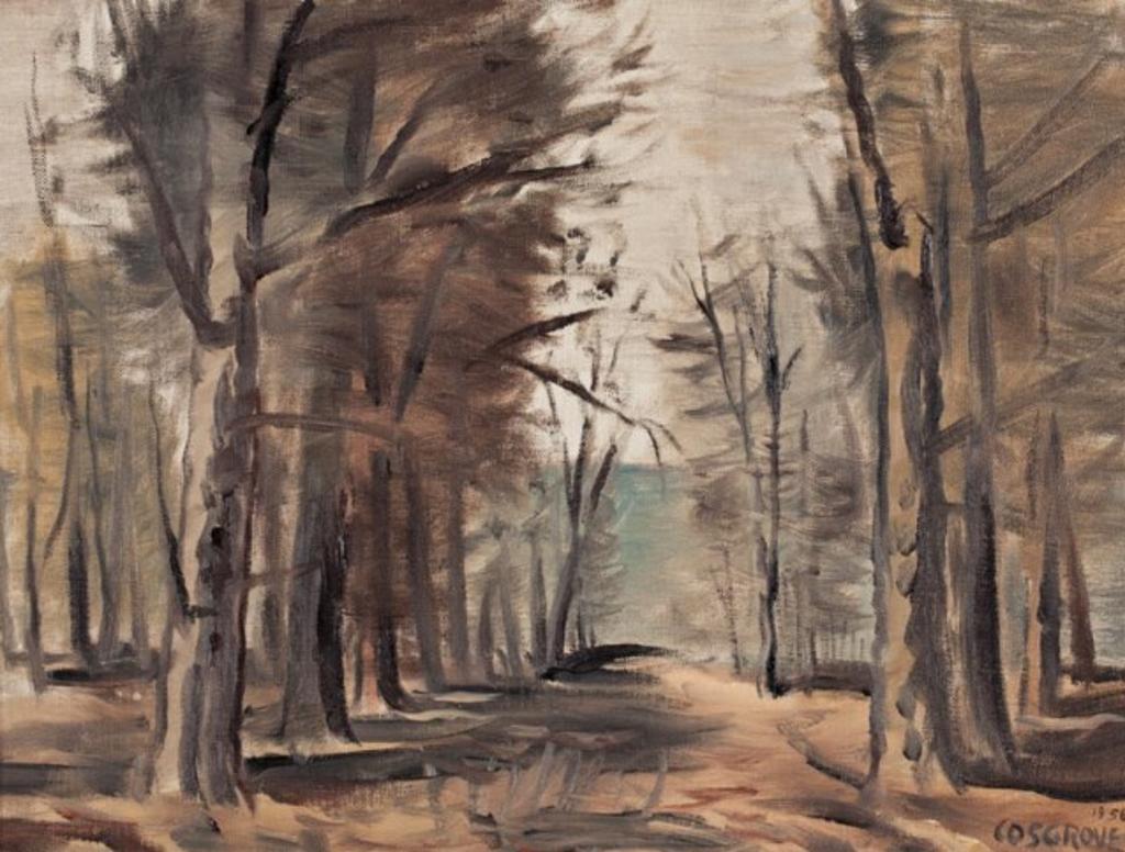 Stanley Morel Cosgrove (1911-2002) - Trees by a Sandy Lane