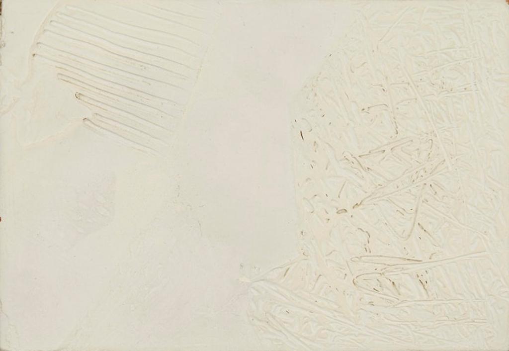 Ronald Langley Bloore (1925-2009) - White Painting, 1971/72