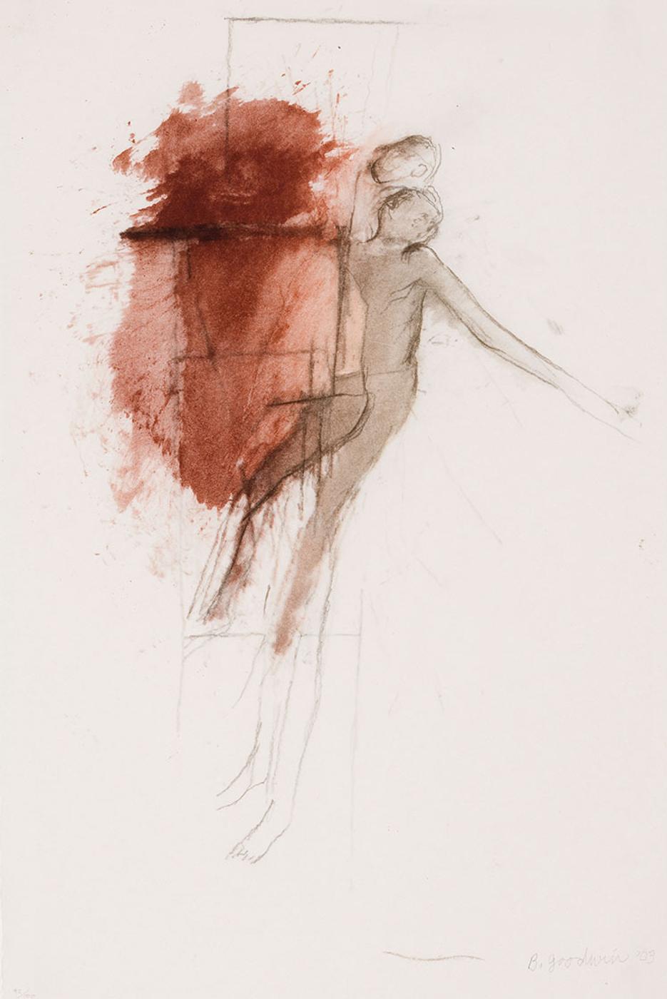 Betty Roodish Goodwin (1923-2008) - A Burst of Bloody Air