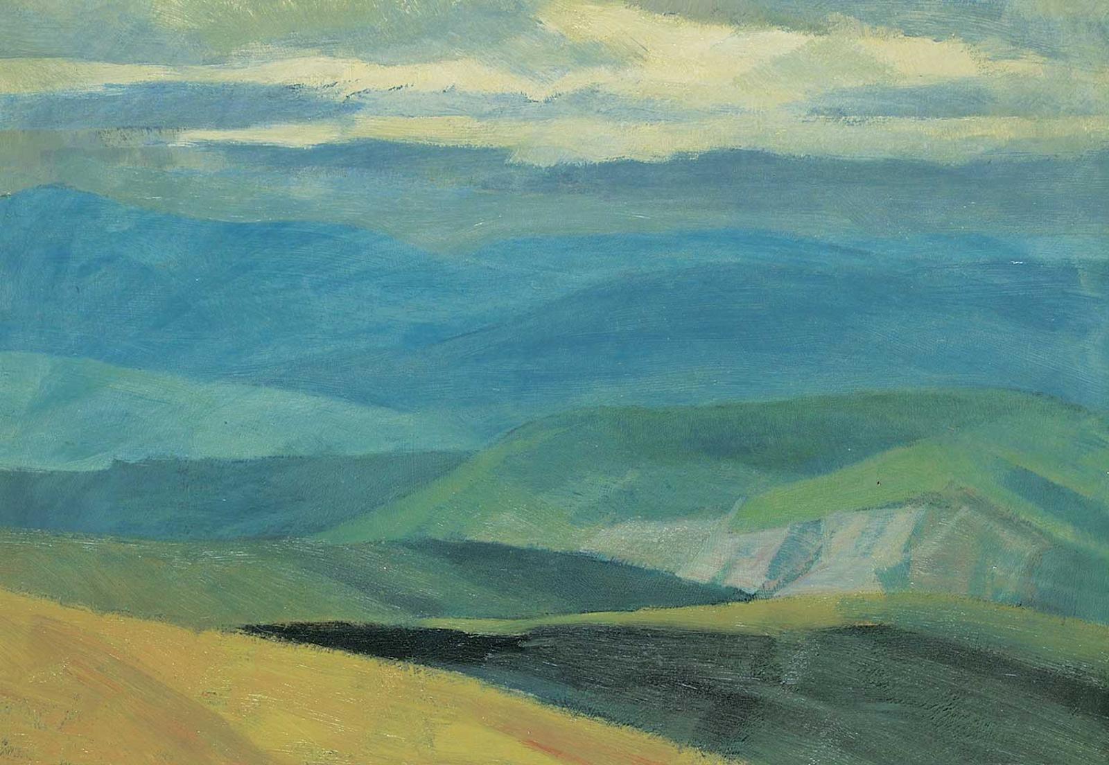 Alan Caswell Collier (1911-1990) - Over Yukon Hills