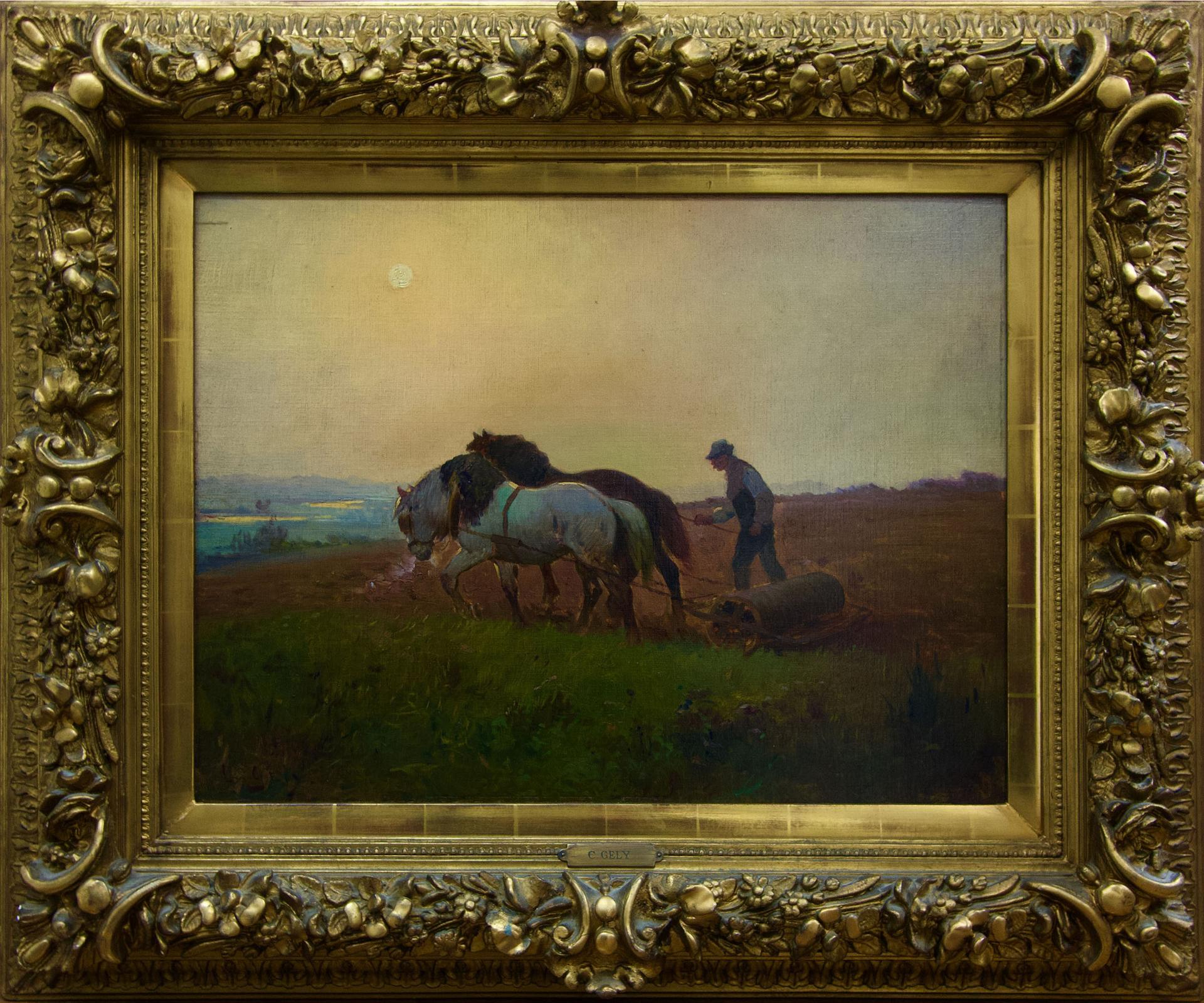 C. Gely - Untitled (Ploughing The Field At Dusk)