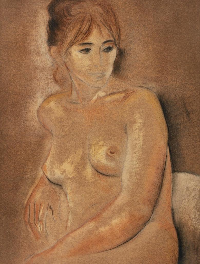 Louis Muhlstock (1904-2001) - Seated nude