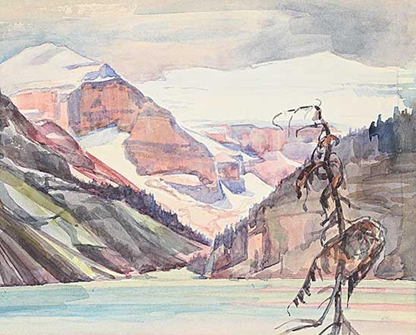 Ina D.D. Uhthoff (1889-1971) - Glacial Lake