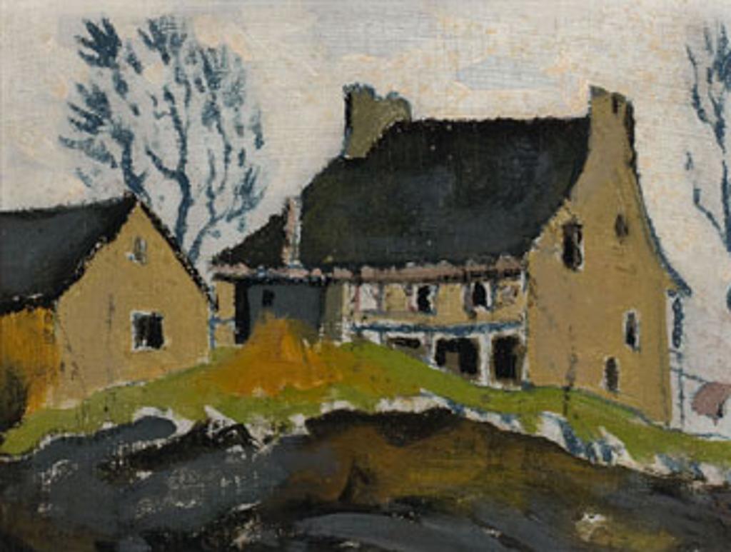 Marc-Aurèle Fortin (1888-1970) - Maison à l'automne