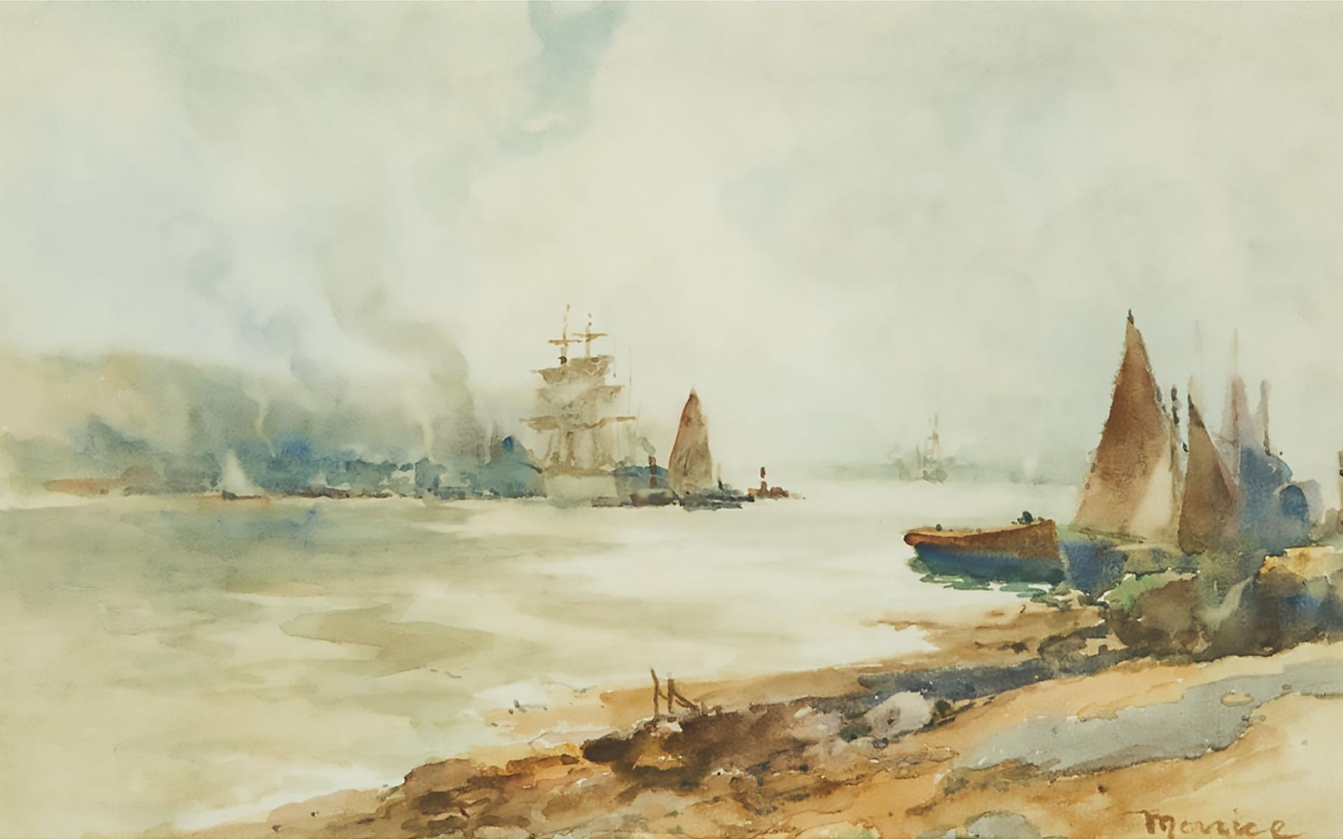 James Wilson Morrice (1865-1924) - Untitled (River Landscape)