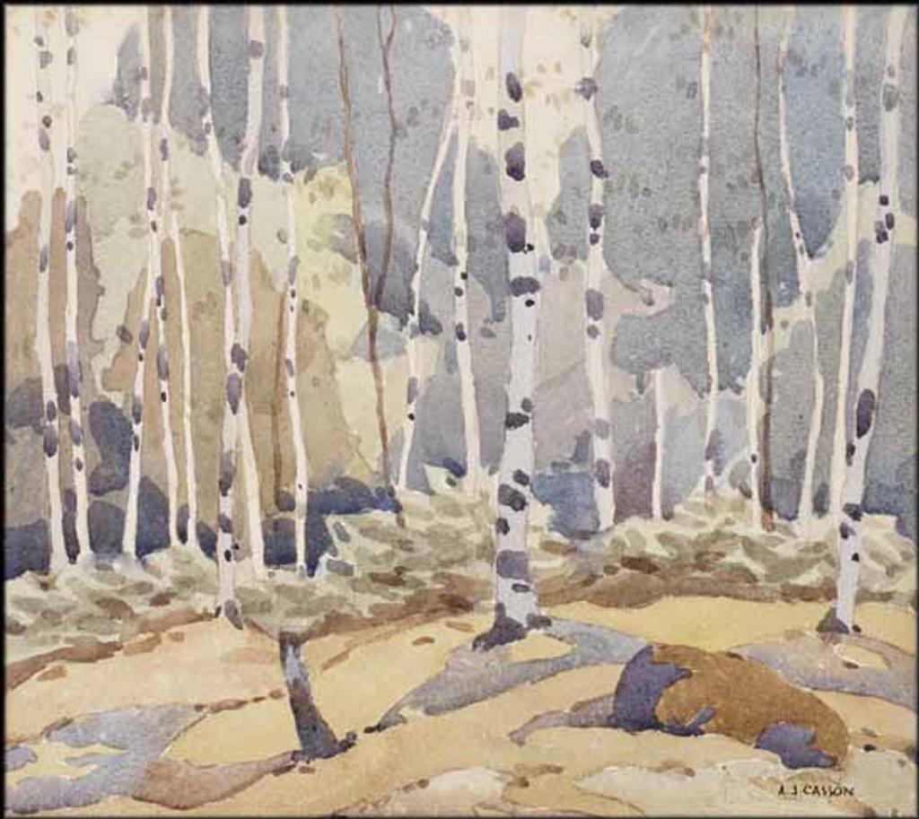 Alfred Joseph (A.J.) Casson (1898-1992) - Birch Trees