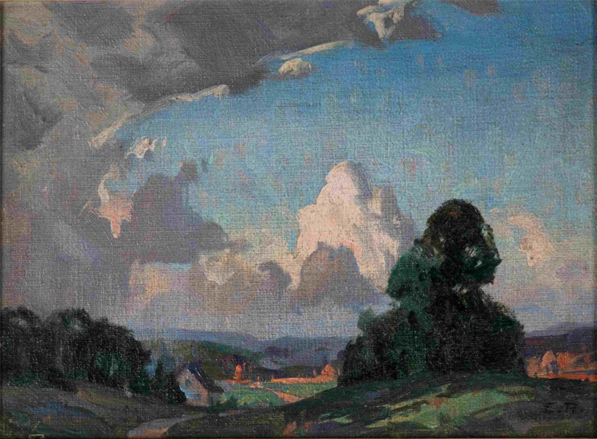 John Eric Benson Riordon (1906-1948) - Untitled (Thunderclouds) (1926)