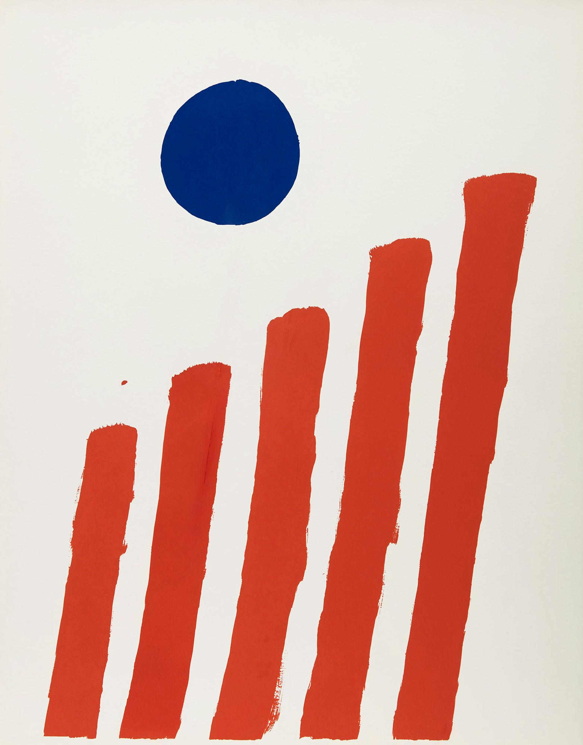 Jack Hamilton Bush (1909-1977) - Red Stripes - New York