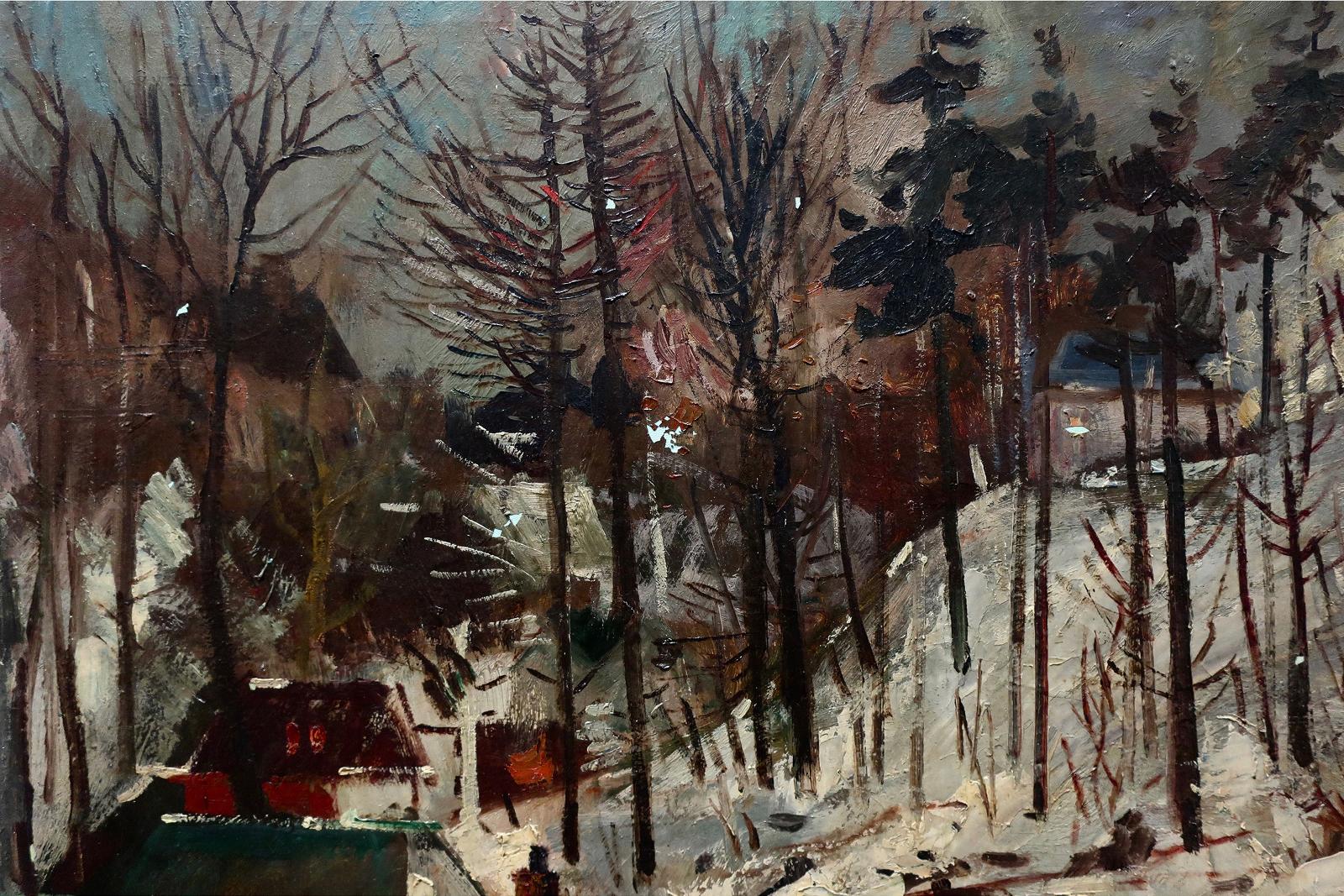 Gyula (Julius) Marosan (1915-2003) - Village In Winter