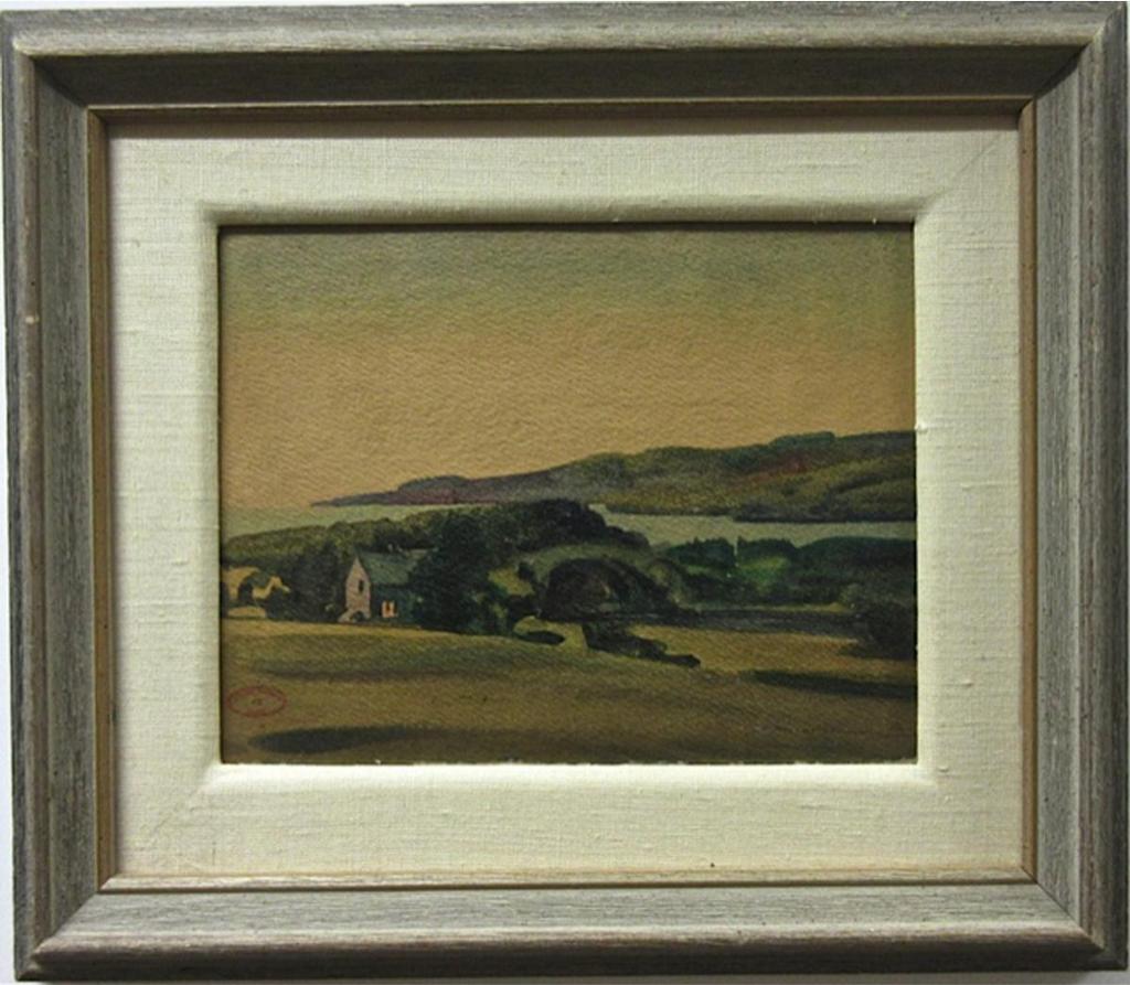 William Maltman (1901-1971) - Farmscape At Dusk