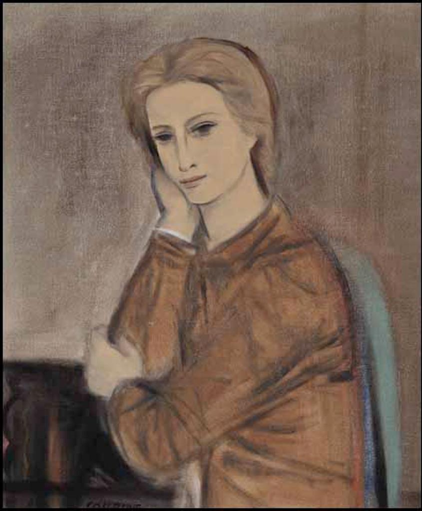 Stanley Morel Cosgrove (1911-2002) - Woman with Brown Dress