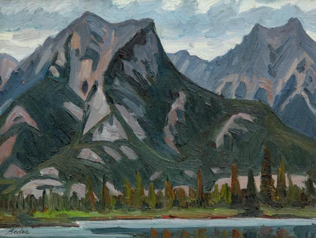 Jack Beder (1910-1987) - Rocky Mountains, Athabasca Valley, J. N. P.; 1969