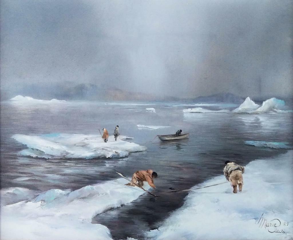 Marie Claire (1939-2002) - Chasse Sur Glace Flottantes, 1989