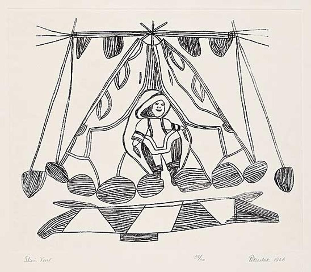 Ashoona Pitseolak (1904-1983) - Skin Tent #34/50