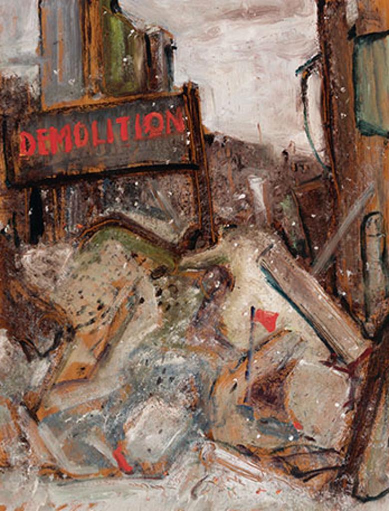 Arthur Lismer (1885-1969) - Demolition in the City