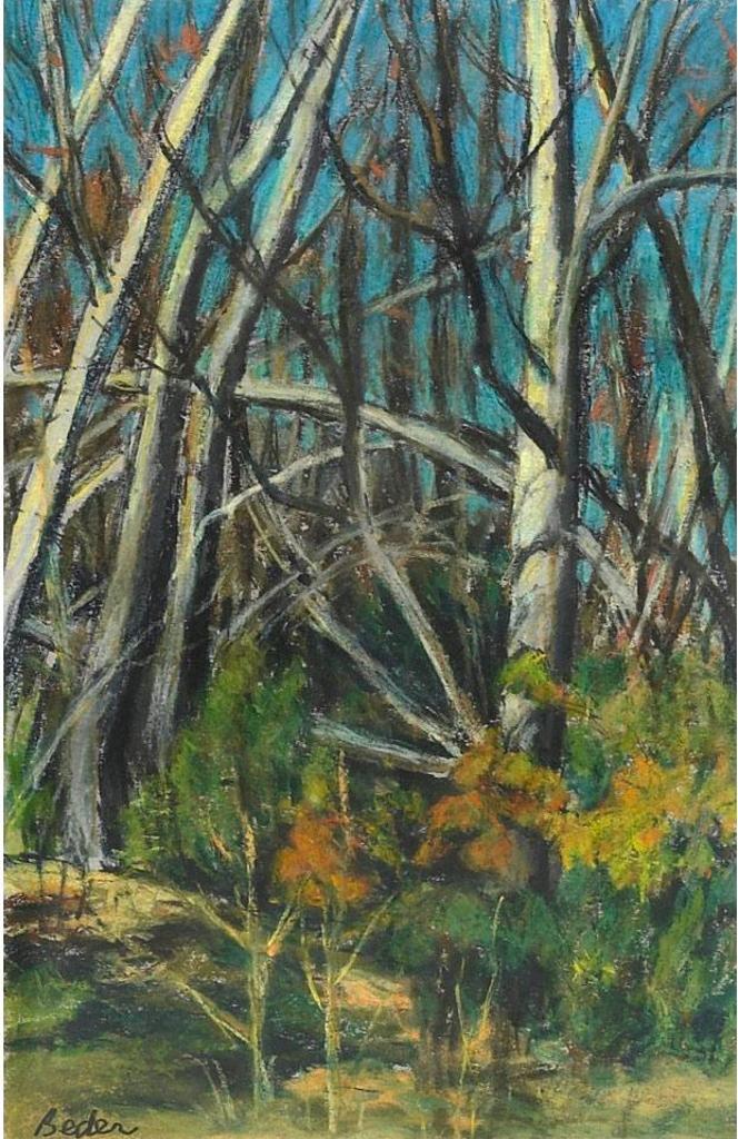 Jack Beder (1910-1987) - Woodland Tangle, Fall, 1985