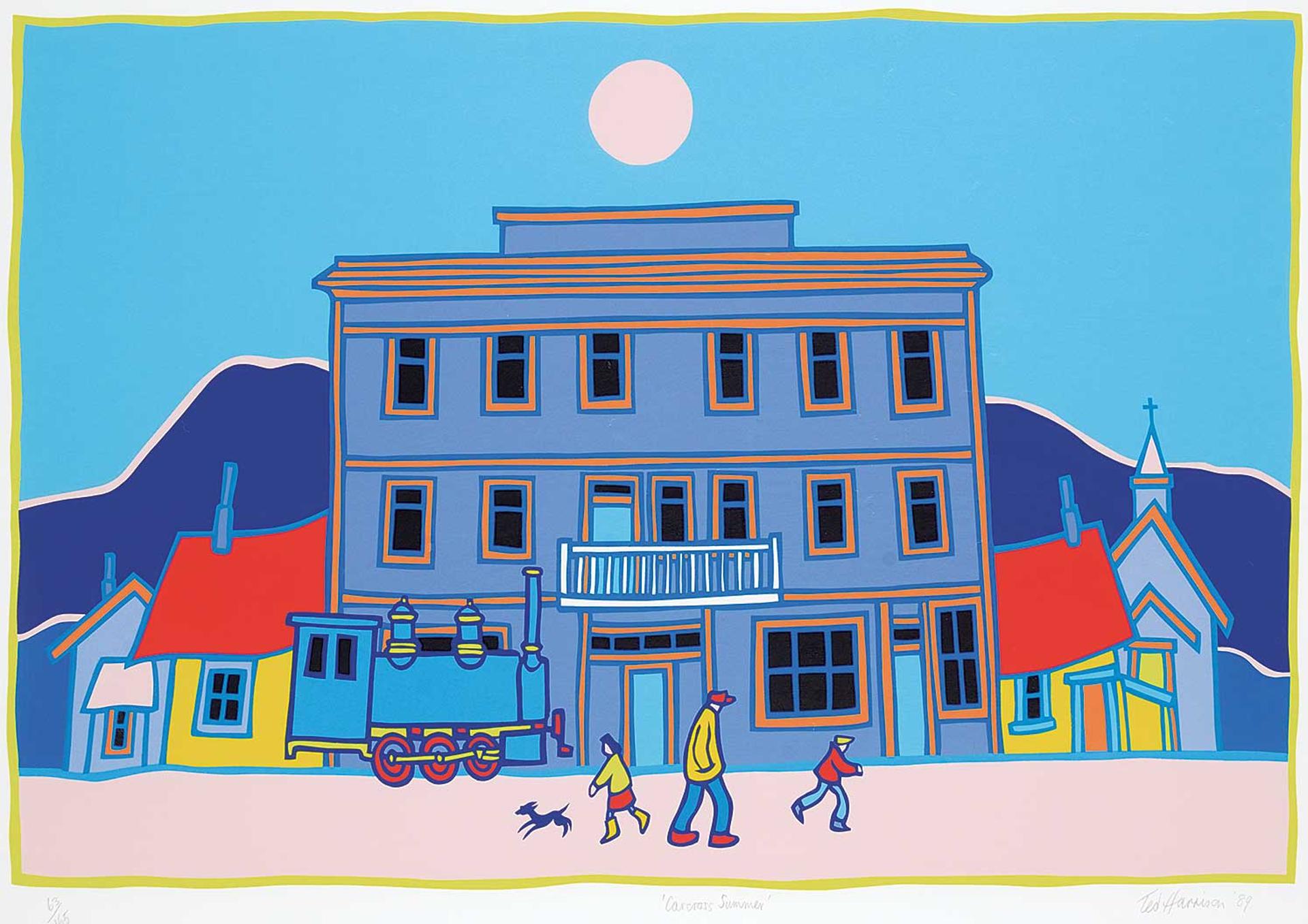 Ted Harrison (1926-2015) - Carcross Summer  #63/165