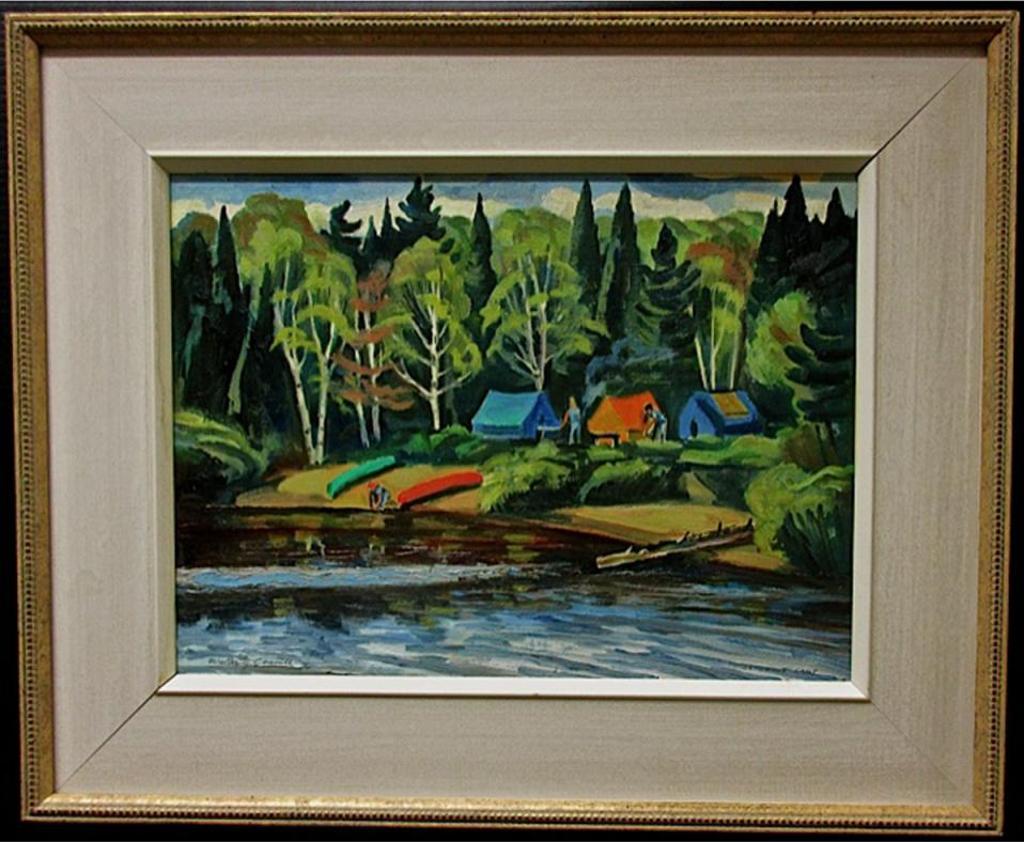 Walter Jackson Coucill (1915-1982) - ‘campsite’ Marshes Falls, Oxtongue River