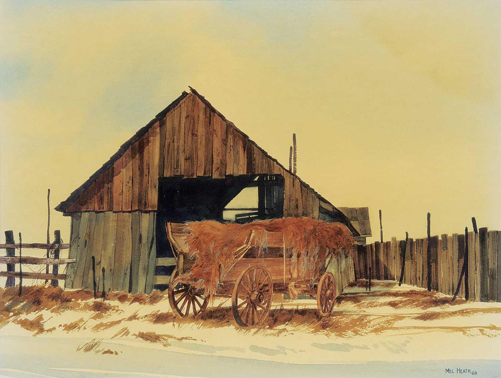 Melvin George Heath (1930) - Untitled - Old Barn