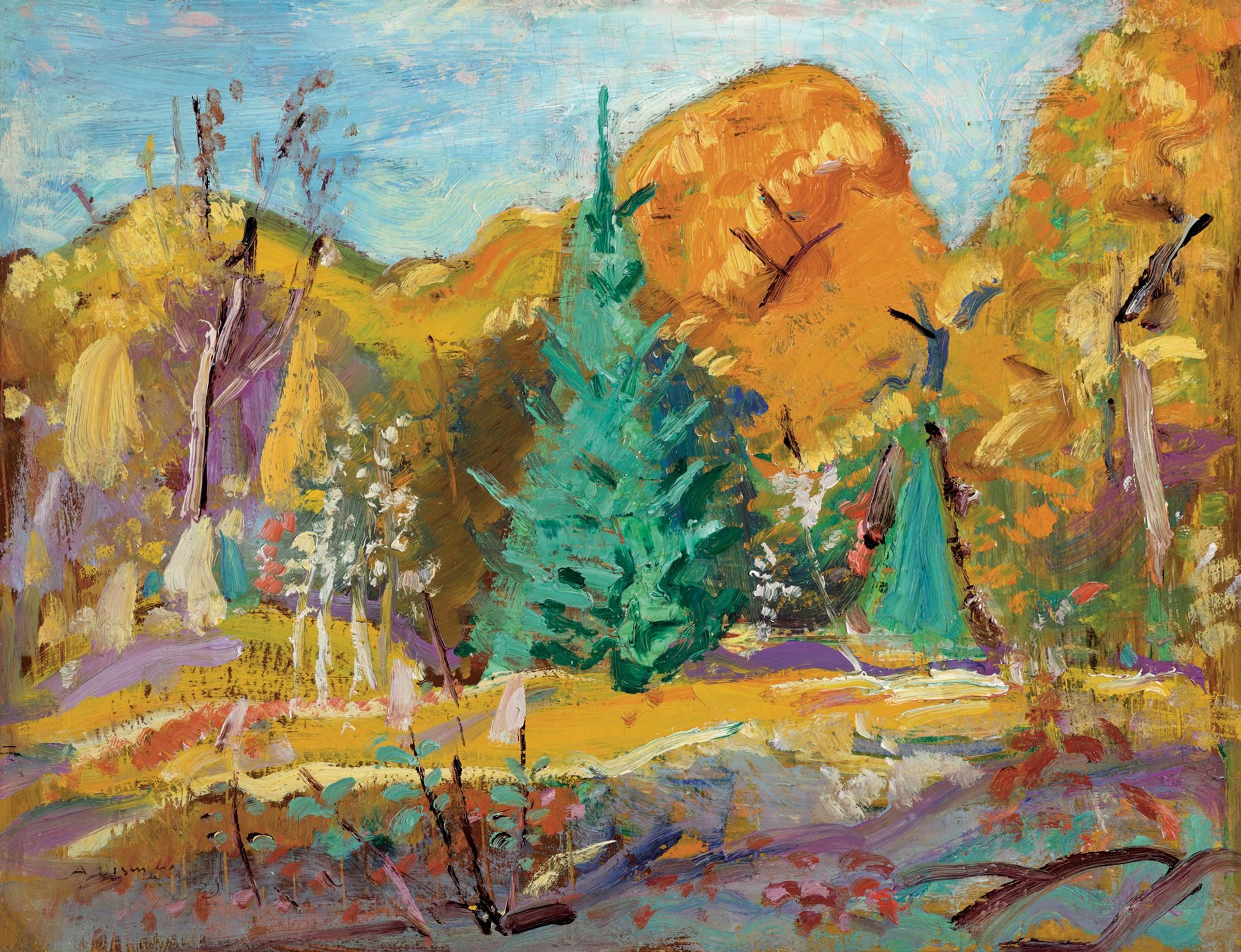 Arthur Lismer (1885-1969) - Fall Colours, Kingsmere, Ontario, 1939