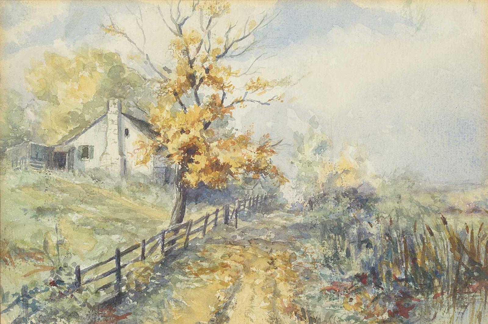 British Columbia School (1810) - Untitled - Road to the Cottage