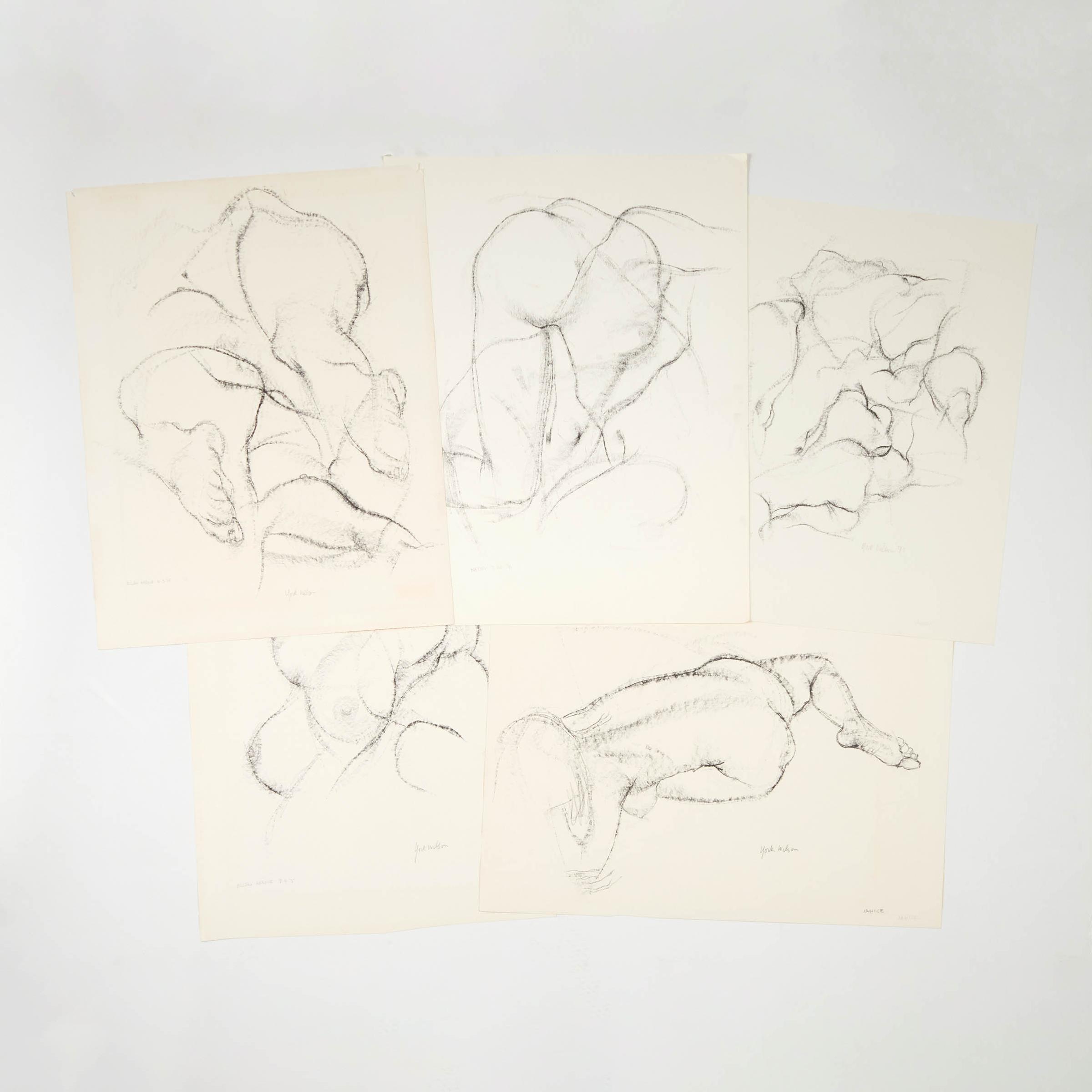 Ronald York Wilson (1907-1984) - Five Life Drawings