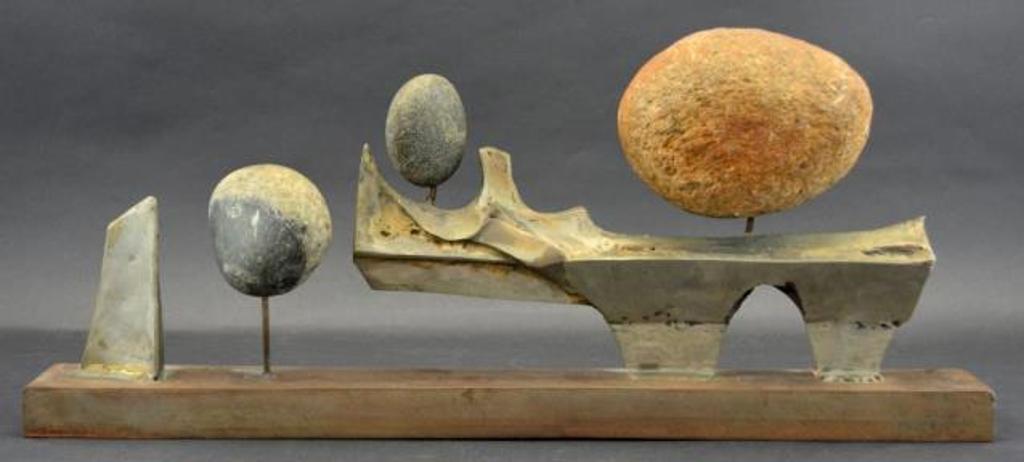 Bruce Graham Garner (1934-2012) - Stone and Metal Composition